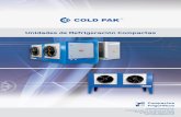 Unidades de Refrigeración Compactas Industrial COL… · fresco y congelado, ... Equipos para conservación de productos congelados a muy baja temperatura. Pueden utilizarse como