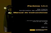 Perkins Mk3 - Haag-Streit Diagnostics · prismas pueden dar lugar a lecturas erróneas si se combinan con el tonómetro Perkins. 1. 1 Descripción técnica