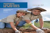 VIVIENDO LOS VALORES DE NEW GOLD2014sustainabilityreport.newgold.com/NewGold_CSR_SPA.pdf · la certificación del Código Internacional de Manejo del ... desarrollo del liderazgo