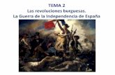 TEMA 2 Las revoluciones burguesas. La Guerra de la ... · ÍNDICE 1. Las revoluciones burguesas 2. La Independencia de los Estados Unidos (1775-1783) 3. La Revolución francesa 4.