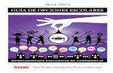 GUÍA DE OPCIONES ESCOLARES - cms.k12.nc.us Options Guide Spanish...Diseño, producción, exhibición, representación, escritura y publicación de contenido multimedia, ... periodismo