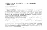 Psicología Básica y Psicología - e-spacioe-spacio.uned.es/fez/eserv/bibliuned:Aldaba-1988-11-2050/Documento… · dos paradigmas diferentes, el de la ciencia y el de la tecnología.