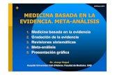 MEDICINA BASADA EN LA EVIDENCIA. META … Tipos de evidencia I a Ensayos clínicos aleatorizados, meta-análisis o revisiones sistemáticas de ensayos clínicos aleatorizados, sin