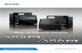 Motor de impresión industrial - RFID Technology · impresión (16 ips) La nueva tarjeta de electrónica (PCB) reduce el tiempo ... El buque insignia de SATO es un motor de impresión