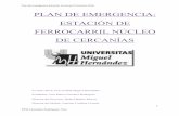 PLAN DE EMERGENCIA: ESTACIÓN DE FERROCARRIL …dspace.umh.es/bitstream/11000/3277/1/Gonzalez Rodriguez, Noa Maria... · Plan de emergencia Estación Ferrocarril Portoluz 2016 5 PFM