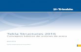 Tekla Structures 2016 · 1.12 Pestañas Diseño y Tipo ... el ancho y la altura de las partes. Para algunos tipos ... reforzar una viga o una columna de acero. Los rigidizadores suelen