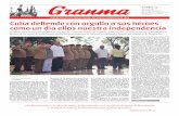 órgano oficial del comité central del partido comunista de ... · 3 enero 2018 viernes 12 cuba se logró la defensa del territorio por el valeroso y aguerrido desempeño de los