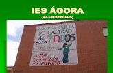 IES ÁGORA (ALCOBENDAS) · A M P A - I. E. S. ÁGORA DESDE LA ASOCIACIÓN DE MADRES Y PADRES: -Defendemos una enseñanza pública, universal, gratuita y de calidad que