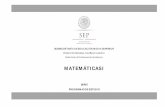 MATEMÁTICAS I P (A MATERNO - MATEMÁTICAS … · Temas Selectos de Física II MATEMÁTICAS I Biología I Capacitación de Contabilidad Música y Danza (Paraescolares) MATEMÁTICAS