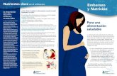 Folleto NutriciÃ³n y embarazo - Argentina.gob.ar · saludable La alimentación adecuada durante el embarazo ... evitarlo en niños, adolescen- tes, embarazadas y madres lactantes.