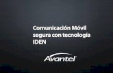 Comunicación Móvil segura con tecnología IDEN · proporciona una manera fácil y ... Argentina, Brasil, Canadá, Corea, Chile, China, El Salvador, Estados Unidos, Filipinas, Israel,