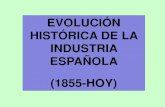 EVOLUCIÓN HISTÓRICA DE LA INDUSTRIA ESPAÑOLA … · productos industriales Situación política ... Incorporación de los nuevos avances de ... países industriales (dragones asiáticos)