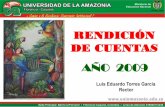 RENDICIÓN DE CUENTAS - Universidad de la Amazoniaapps.uniamazonia.edu.co/documentos/docs/Rectoria/Informes de...INFRAESTRUCTURA FISICA Planta de Cárnicos, registro INVIMA Laboratorios