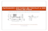 Aplicación del tubo de Venturi y del tubo de Pitot ·  · 2014-04-241 Aplicación del tubo de Venturi y de l tubo de Pitot | Curso 2011/2012 Aplicación del tubo de Venturi y del