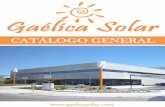 CATÁLOGO GENERAL - Gaélica Solar · ÍNDICE 1. FAROLAS •Farolas solares autónomas •Farolas LED •Conversión de luminarias para vía pública 2. KITS FOTOVOLTAICOS AUTOINSTALABLES