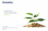 Valuación a Valor Razonable IFRS 13 - aechile.claechile.cl/wp-content/uploads/2013/11/IFRS-13-Deloitte.pdf · IFRS 13 – Lo básico • Establecer una sola fuente de orientación