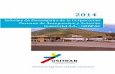 Informe de Desempeño de la Corporación Peruana de ... Concesionado el 5 de enero de 2011 a favor de Aeropuertos Andinos del Perú S.A. (aeropuertos de Arequipa, Tacna, Juliaca, Ayacucho,