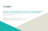 Estudio #6. Mecanismos y fuentes de financiamiento …planccperu.org/wp-content/uploads/2017/02/Estudio-6...Forestal de Costa Rica » FONCODES Fondo de Cooperación para el desarrollo