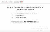 PPN II: Desarrollo, Profesionalización y Certificación ...secretariadoejecutivo.gob.mx/docs/pdfs/normateca/Reglamentos/Prof...ELABORAR TABLA POR NIVEL DE PUESTO Y SALARIOS SESNSP