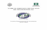 XXIII OLIMPIADA MEXICANA DE MATEMÁTICASintranet.matematicas.uady.mx/portalweb/files/omm/OMM anteriores/omm...Con esta idea en mente, el examen que proponemos ahora puede ser considerado