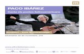 PACO IBÁÑEZ - Inici - Temporada alta - Festival de teatre€¦ ·  · 2014-06-02Traurà de la guitarra els seus clàssics, ... a l’Argentina d’Alfonsina Storni, el Perú de