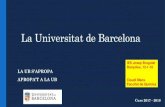 La Universitat de Barcelona - agora.xtec.catagora.xtec.cat/ies-brugulat/wp-content/uploads/usu85/2018/01/... · DOBLES TITULACIONS ... Equipaments esportius : pisina, pistes de tennis