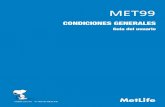 MET99temp. · CONDICIONES GENERALES Guía del usuario metlife.com.mx 01 800 00 METLIFE MET99