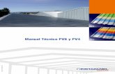 Manual Técnico PV6 y PV4 - cintac.cl · Succión viento 1969 1263 880 648 498 395 322 244 190 151 123 101 85 1.4 Accesorios de Montaje