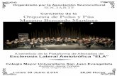 Concierto de la Orquesta de Pulso y Púa Maestro Bernardo ... · J.Burgmein (G. Ricordi) (1840 – 1912) ... Guitarra Bajo: Roberto Tortosa García José Miguel Urdiales Extremera