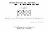 FINALES… y TEMAS - €¦ · 972 ESTUDIOS SELECCIONADOS Por José A. Copié Genrij M. Kasparian Boletín del XVII Campeonato de la URSS, 1949 02061 XIIIIIIIIY 9-+-+-+-mk0