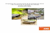 Programa de conservació de la tortuga de rierol i de control de la tortuga de …€¦ ·  · 2012-08-02... (ARAV), del Grupo de Medicinade Animales Exoticos de la Asociacion de