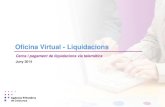 Oficina Virtual - Liquidacions · Admet un únic mètode de pagament: targeta de crèdit Es poden realitzar pagaments de liquidacions pròpies o de terceres persones ...