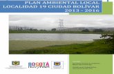 Plan Ambiental de la localidad Ciudad Bolívar 2013-2016ambientebogota.gov.co/documents/10157/2883179/PAL+CBolívar+201… · y nomenclatura, administrada por el ... al Norte con