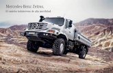Mercedes-Benz Zetros.€¦ ·  · 2018-03-10• Caja de transferencia con desmultiplicación doble y marcha reductora para todo terreno 1:1,69. Aumenta la fuerza de tracción bajo