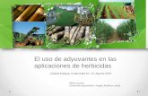 El uso de adyuvantes en las aplicaciones de herbicidas · La resultante de mezclas de fungicidas, insecticidas, herbicidas y fertilizantes foliares no debe causar ningún efecto perjudicial