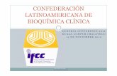 CONFEDERACIÓN LATINOAMERICANA DE … 11 19 COLABIOCLI Navarro.pdf.pdf · Resulta imperativo pensar en el laboratorio de análisis clínicos como una institución de salud, cuyo objetivo