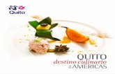 destino culinario AMÉRICAS - visitaecuador.coma...tiempo es el propósito del proyecto ‘Quito, destino culinario de las ... Corresponde al periodo de la Gran Colombia, ... quesadillas