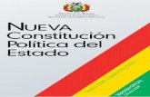 NUEVA CONSTITUCIÓN POLÍTICA DEL ESTADO · NUEVA CONSTITUCIÓN POLÍTICA DEL ESTADO Versión oficial aprobada por la Asamblea Constituyente - 2007 y compatibilizada en el Honorable