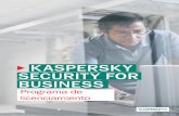 KASPERSKY SECURITY FOR BUSINESS · nueva licencia mientras se encuentre activa la ... Cifrado Asegúrate de que los datos ... y Linux es un componente clave en cualquier programa