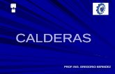 CALDERAS€¦ ·  · 2015-07-03Las calderas se clasifican según: ... operacionales, reparaciones de importancia y accidentes. El objetivo principal del tratamiento de agua es evitar