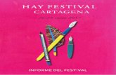 CARTAGENA - Hay Festival · la transmisión de 38 conversaciones vía streaming. ... que la ciudad se prepara para una nueva dinámica social en ... Paulina Flores.