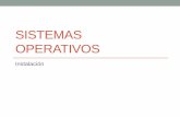 TEMA 1: SISTEMAS OPERATIVOS - Cursos IESies.icweb.es/recursos/sistemas_sw_so/Instalacion.pdf... permite arrancar varios sistemas a la vez, ... consume el sistema operativo principal