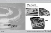 Whirlpool - Manual Cocinaswhirlpool-latam.s3.amazonaws.com/.../05/Whirlpool-Manual-Cocinas.pdf · MANUAL DEL INSTALADOR DIAGRAMA GENERAL DE PARTES Y COMPONENTES IMPORTANTE: Los componentes