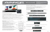 Sonorización Avanzado del Usuario - amcp-xtend.com.br · > 6 canales de audio estéreo con 25W + 25W de potencia por canal > 4 entradas de audio analógico RCA direccionables a cualquier