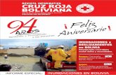 INUNDACIONES y DESLIZAMIENTOS en BOLIVIA 26 de marzo, la Cruz Roja Boliviana efectúa la distribución de sábanas y mosquiteros impregnados con insecticidas a 300 familias de la población