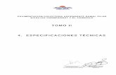 TOMO II 4. ESPECIFICACIONES TÉCNICAS ·  · 2017-07-19AUSOL-TIPICO-203 Plano Tipo de Bases Para Columnas de Iluminación Denominación de la obra: Pavimentación Colectora Frentista