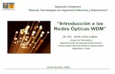 “Introducción a las Redes Ópticas WDM”sites.ieeechile.cl/sb-pucv/wp-content/uploads/2009/10/Ariel-Leiva.pdfIntroducción Sistemas WDM Investigación en Redes WDM Conclusiones