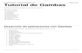 Tutorial de Gambas - MachiquesTeletriunfador · Tutorial de Gambas – Programación Visual en Linux Página 2 de 41 Tutorial de Gambas