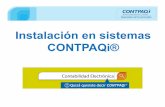Instalación en sistemas CONTPAQi® - Colegio Nacional de ...conalep.edu.mx/certificaciondecompetencias/Documents/Instalaciones... · Windows Microsoft SQL Server. Los sistemas CONTPAQi®