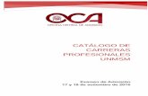 Catálogo de Carreras Profesionales UNMSMunmsm.claro.net.pe/prospecto20171/CatalogoAdmision20171.pdf · Catálogo de Carreras Profesionales 2017-I 1 CONTENIDO ÁREA A: CIENCIAS DE